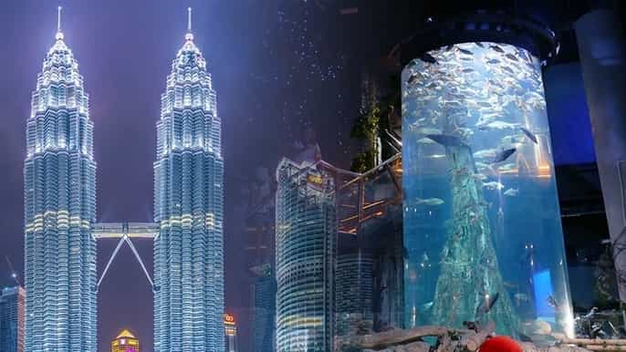 petronas twin towers + aquaria klcc admission ticket