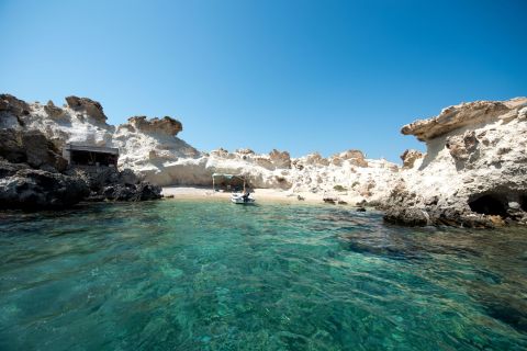 Koufonissi Island: Full-Day Trip with a Pirate Boat Cruise