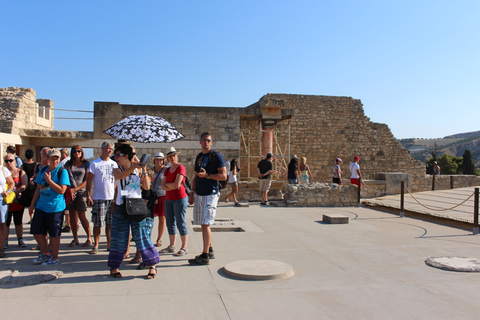 Heraklion, Knossos & Minoan Culture Show Pick-Up from Georgioupolis