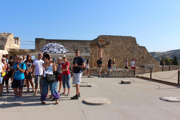 Kreta: Heraklion, Knossos & Minoische KulturshowAbholung in Georgioupolis