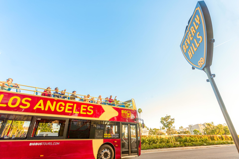 Los Angeles: Rundtur med hop-on hop-off-buss Sightseeing med öppen buss1-dagarsbiljett