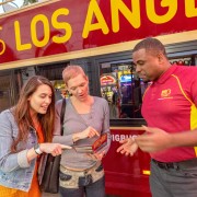 Los Angeles: Sightseeing-Tour im Hop-On Hop-Off-Bus