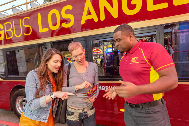 Los Angeles: Rundtur med hop-on hop-off-buss Sightseeing med öppen buss1-dagarsbiljett