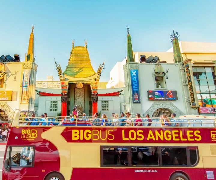 LA: Hop-on, hop-off-sightseeingtour met open dak in de grote bus