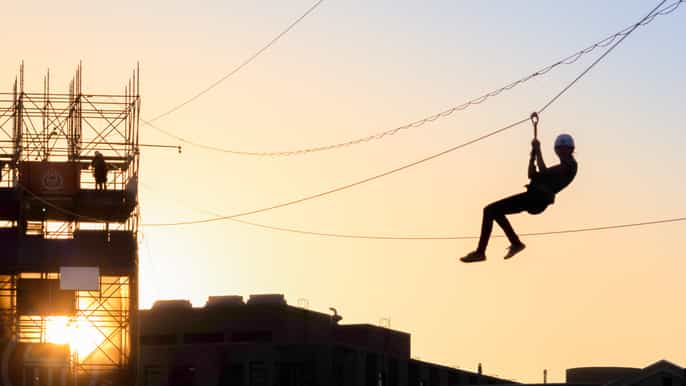 montreal old port urban zipline skiptheline ticket