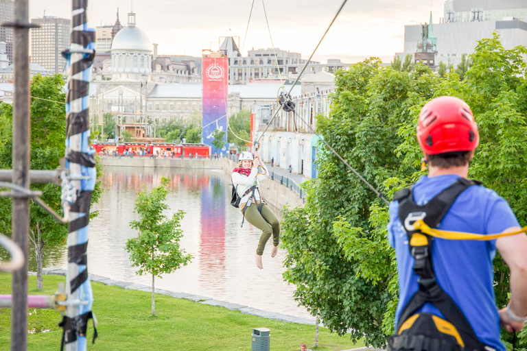 Oude haven van Montreal: Urban Zipline TicketMontreal oude haven: ticket voor stedelijke zipline