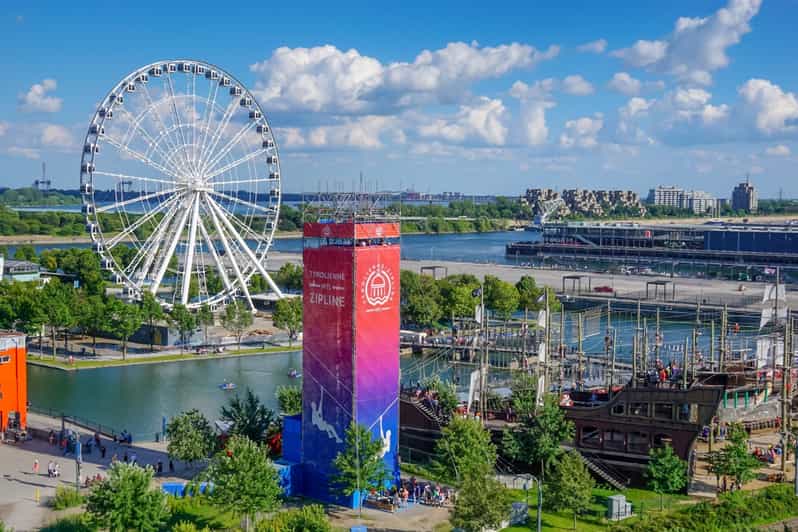 Montreal Old Port Urban Zipline Ticket GetYourGuide