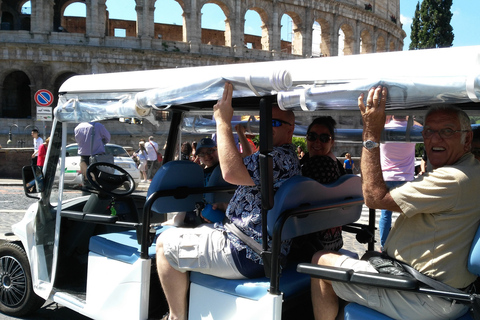 Roma: tour dei punti salienti del golf cart per piccoli gruppi