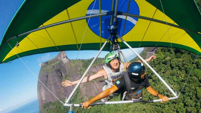 rio de janeiro hanggliding i tandem
