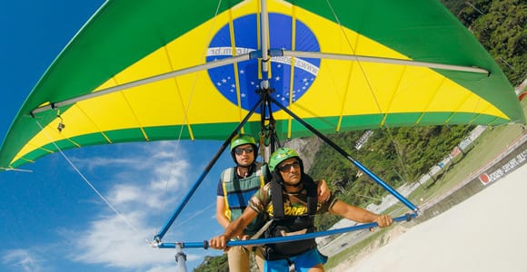 Río de Janeiro: vuelo en parapente tándem