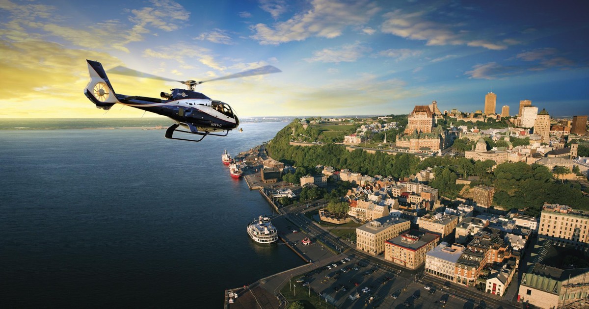 quebec city helicopter tours