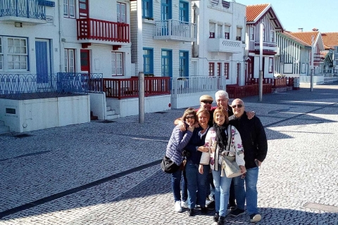 From Porto: Aveiro & Coimbra Small Group Tour + River Cruise Private Tour with Entry Tickets and Hotel Pickup