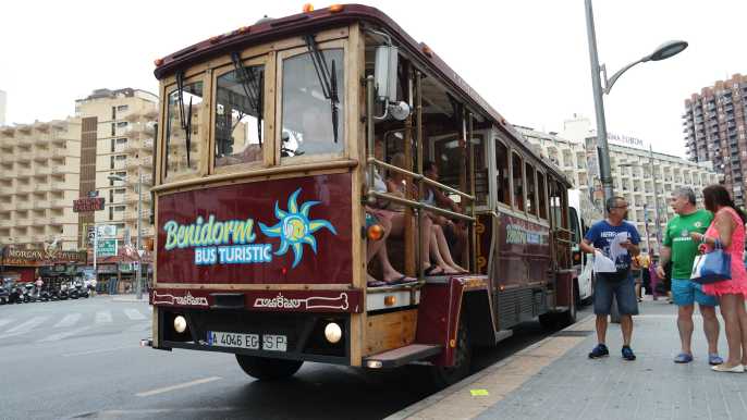 Benidorm: tour en autobús con paradas libres