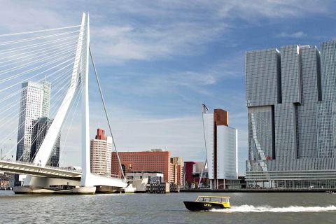 Rotterdam: De Rotterdam, case cubiche, taxi acqueo, Markthal
