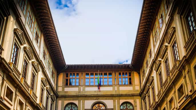 obrasprimas da excursão sem fila da galeria uffizi