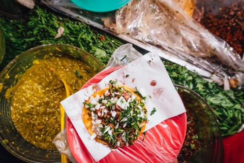 Mexico: visite des tacos et cuisine de rueMexico: tournée de tacos dans la rue et dégustation avec transfert