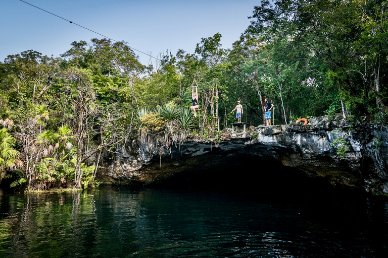 From Tulum: Four-Cenote Adventure Standard Option