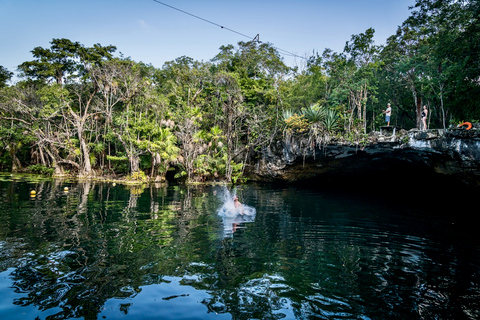 From Tulum: Four-Cenote Adventure Standard Option