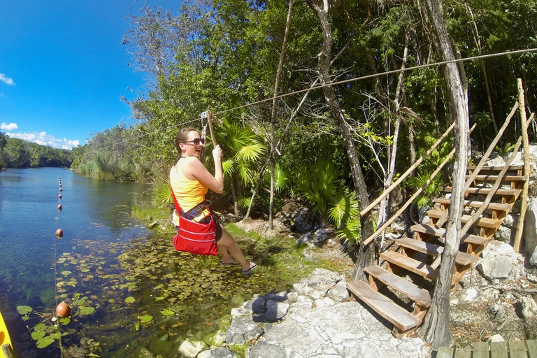 From Tulum: Four-Cenote Adventure Standard Option