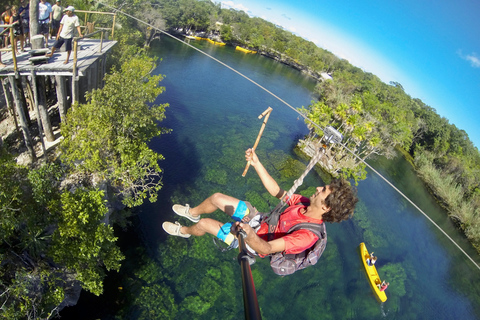 From Tulum: Four-Cenote Adventure Standard Option