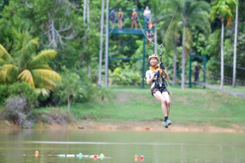 Phuket : visite en quad dans la jungle et à la plage cachéeExcursion en quad d'1 h et Flying Fox