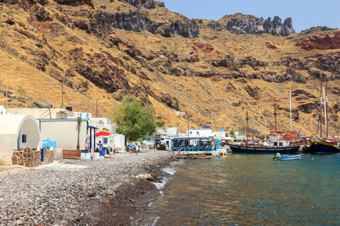 Santorin : volcan et îles de ThirassiaCroisière matinale à Thirassia et au volcan de Santorin