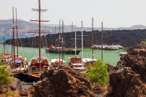 Caldera Santorini: crucero con cena y puesta de sol