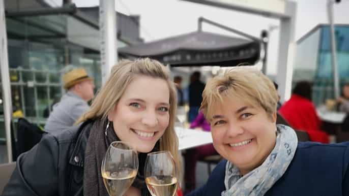 budapest wine tasting overlooking the city