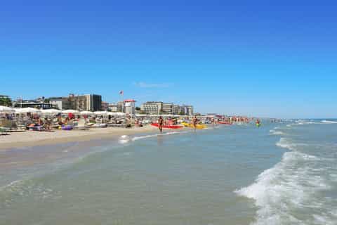 milano marittima beach umbrella with aperitif