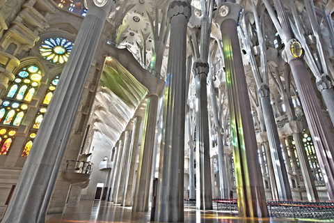 Best of Barcelona: Sagrada Familia & Park Guell with Pickup Group Tour in Spanish (Entry Fees Not Included)
