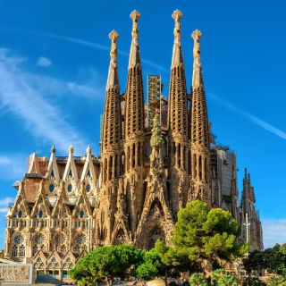 Barcelona: Sagrada Família og Park Güell med hotellhenting