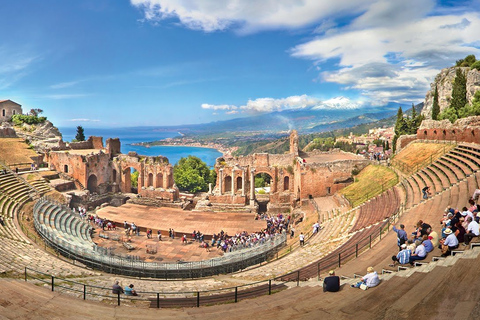 Palermo: Excursión Privada al Etna, Taormina y Castelmola