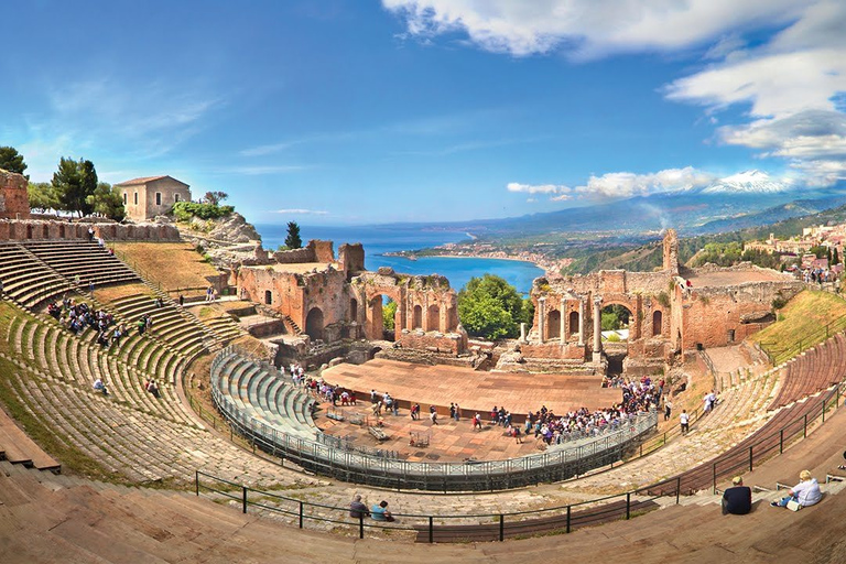 Palermo/Cefalù: Dagsutflykt till Etna och TaorminaPalermo: dagsutflykt till Etna, Taormina och Castelmola