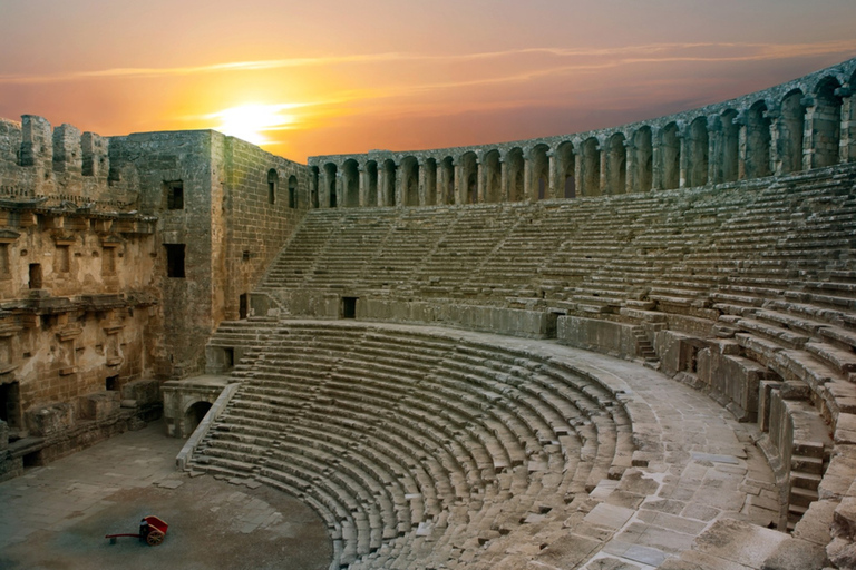 De Antalya: Excursão de um dia aos antigos locais romanosDe Antalya: excursão de um dia a locais romanos antigos