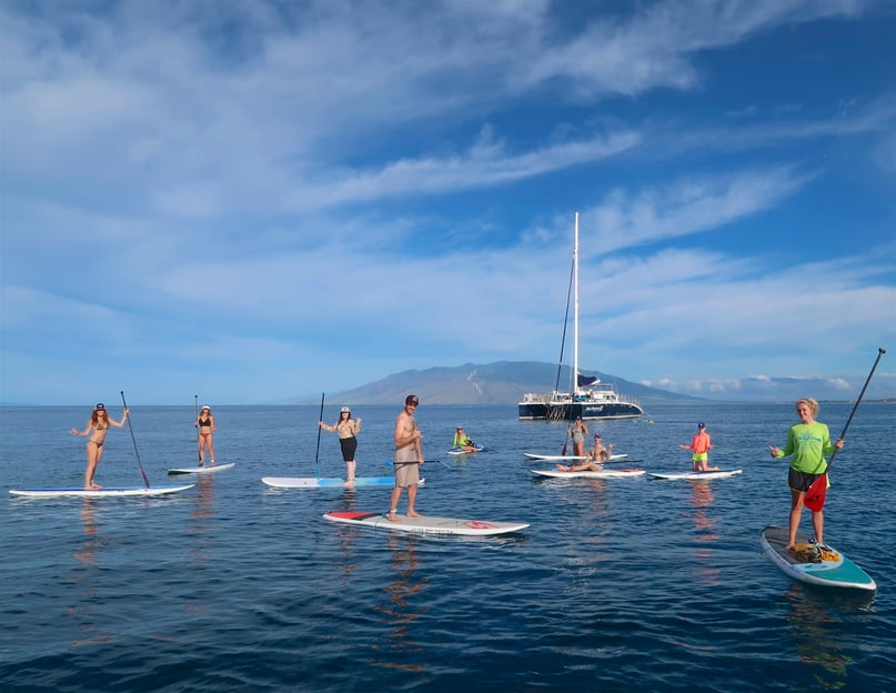 Maui: Lección Privada de Stand-Up Paddleboard Nivel Principiante