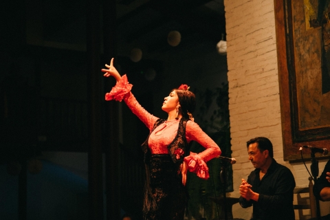 Barcelona: Pokaz flamenco z kolacją tapasOpcja standardowa