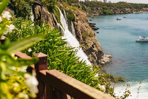 Antalya: Old Town, Düden Falls & Cable Car & Dino Park Visit 2 Waterfalls & Old Town & Lunch