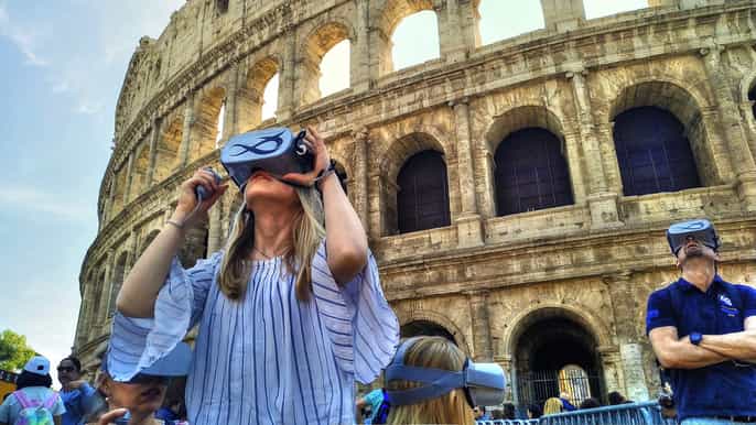 roma tour del colosseo con realtà virtuale