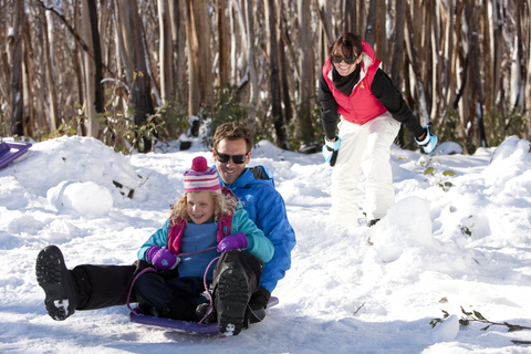 Ab Melbourne: Lake Mountain Schnee-Erlebnis