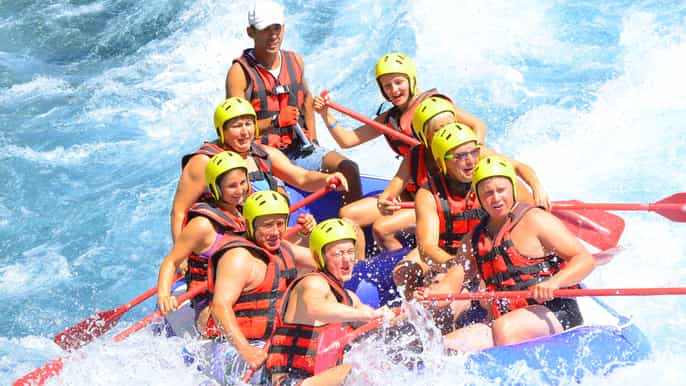 from antalya river rafting in the köprülü canyon