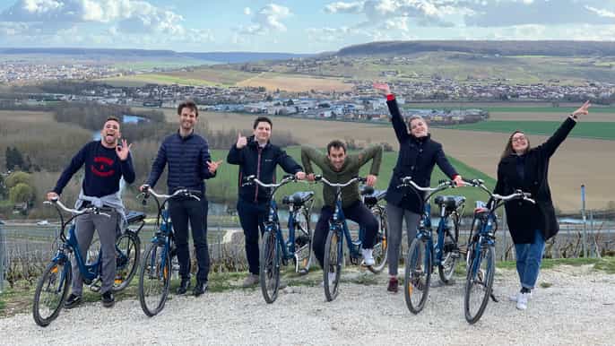 from reims ebike champagne tasting tour and lunch