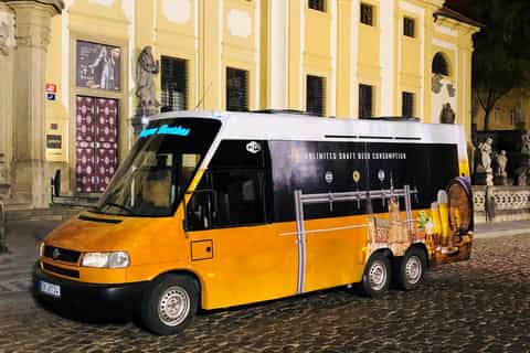 Prague: Beer Bus Airport Transfer