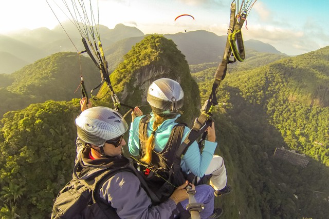 Visit Rio de Janeiro Paragliding Tandem Flight in Halmstad