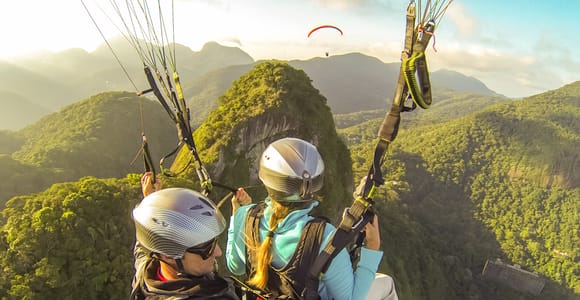 Río de Janeiro: vuelo en parapente tándem