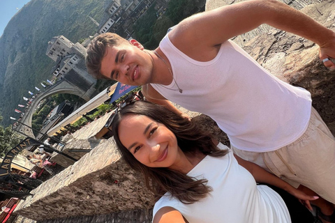 From Sarajevo: Mostar, Blagaj, Waterfalls, Pocitelj & Konjic Tour in English Without Entry Fees