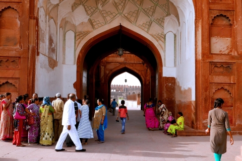 De Jaipur: visite privée du même jour au Taj MahalTour seulement