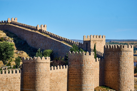 Från Madrid: Ávila och Segovia Guidad dagsutflyktGuidad dagsutflykt till Ávila och Segovia utan Alcazar-tur