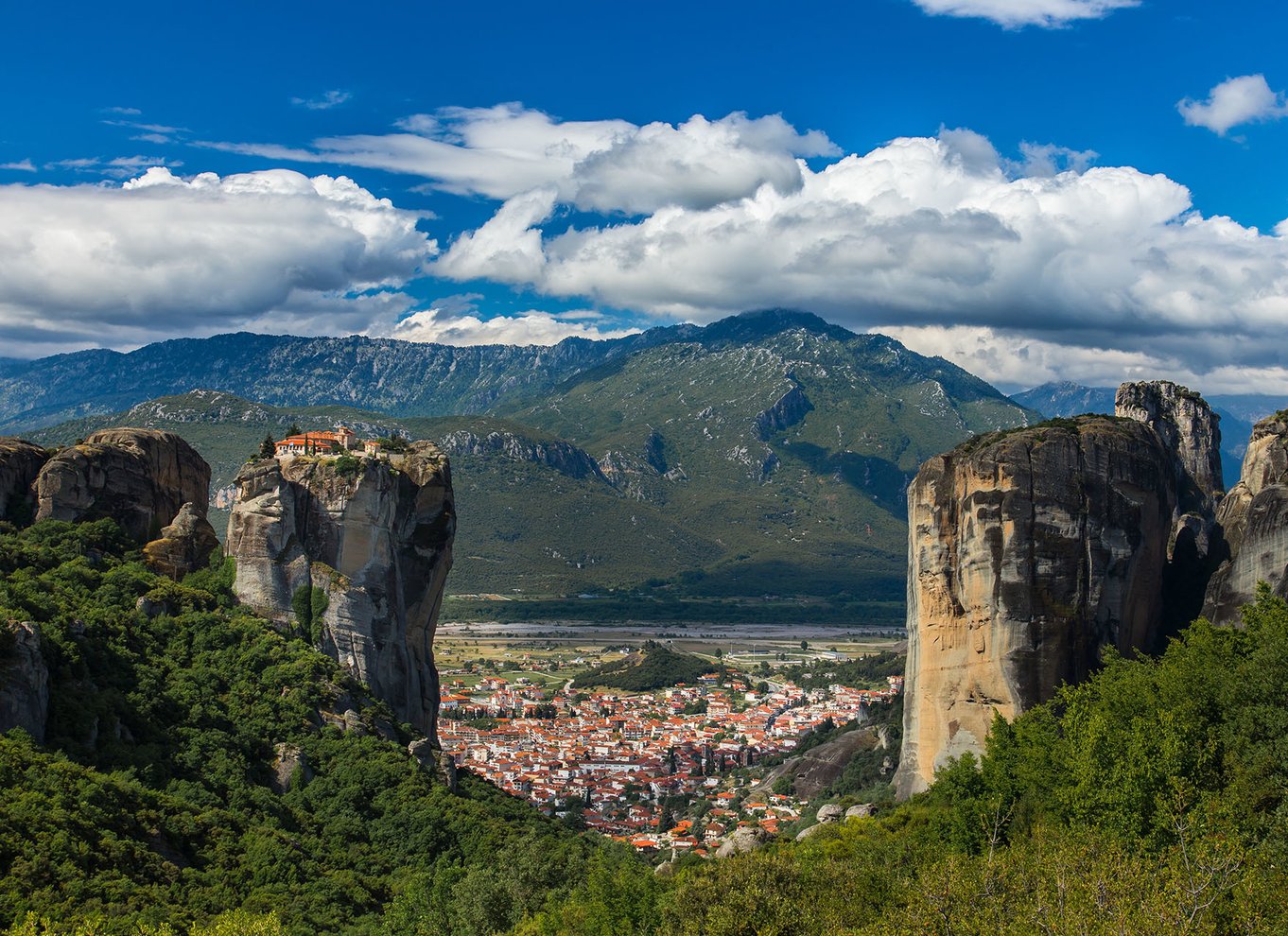 Fra Kalambaka eller Kastraki: Middagstur til Meteora