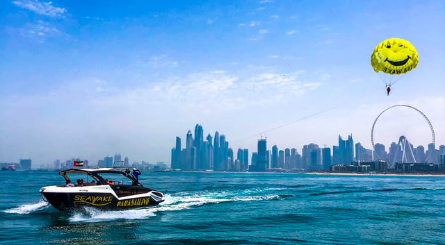 Dubai: Aventura en Parasailing en las playas de Palm y JBR