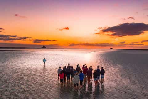 montsaintmichel randonnée guidée dans la baie